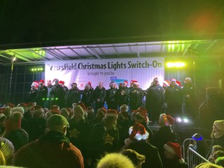 Petersfield Christmas Lights Turn On