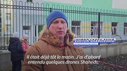 La capitale ukrainienne visée par la plus vaste attaque de drones russes