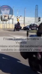 Video herunterladen: Filippo Turetta atterrato a Venezia viene condotto dai carabinieri in carcere a Verona