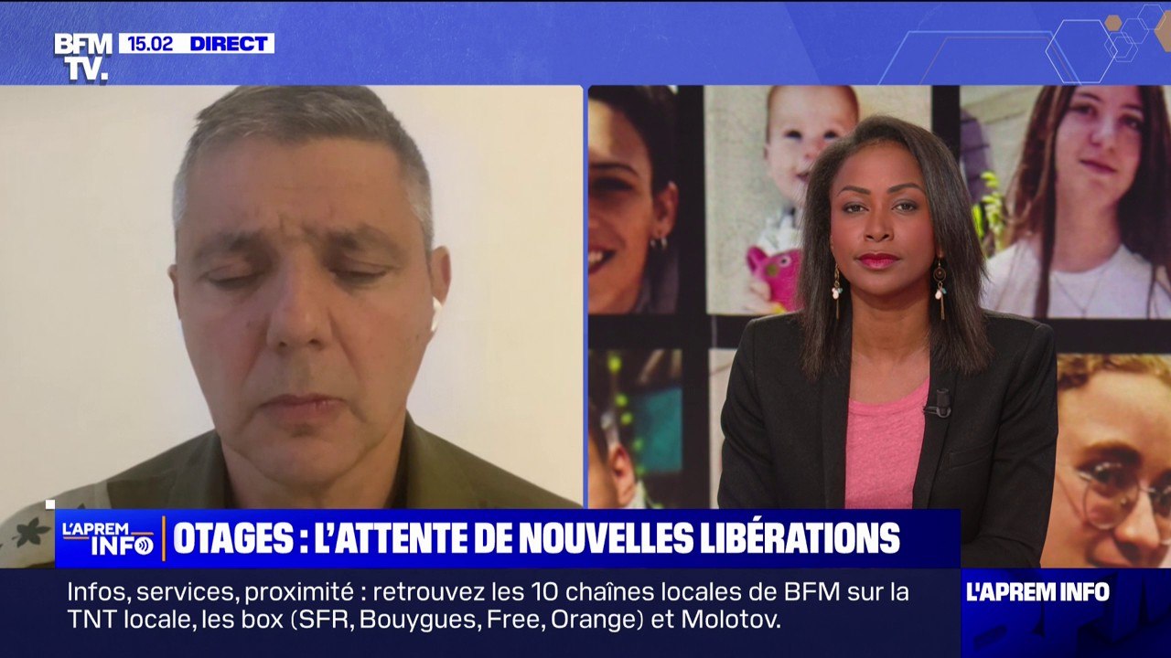Libération des otages: "Nous parlons de 13 otages contre 39 terroristes qui vont être libérés des prisons israéliennes" ce samedi, indique le porte-parole de Tsahal