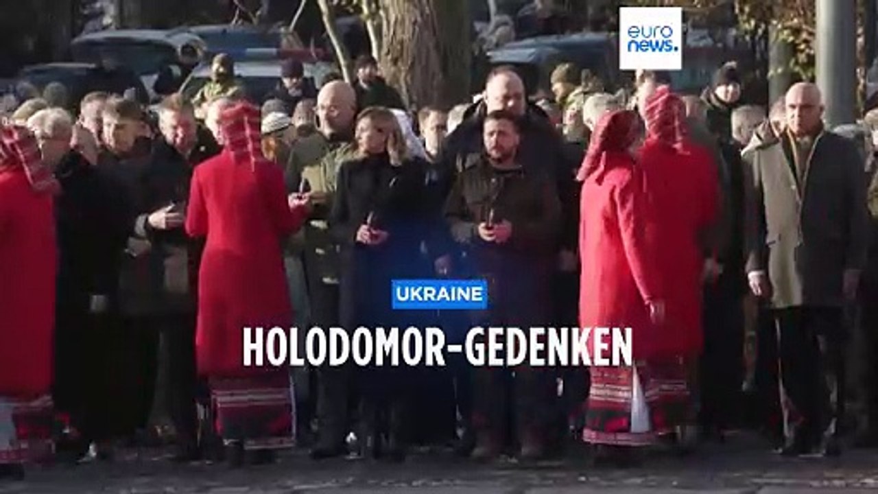 Selenskyj an Holodomor-Gedenktag: 'Bewusster Terror. Gerade jetzt.'
