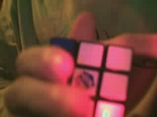 face blanche du rubik's cube en un coup