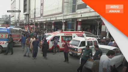 Pusat beli-belah terbakar di Pakistan, 11 maut