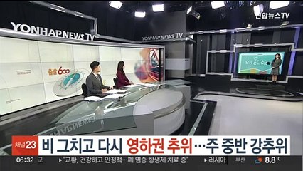 [날씨클릭] 비 그치고 다시 영하권…주 중반 강추위