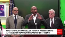 BREAKING NEWS: NYC Schools Chancellor Speaks After Jewish Teacher In Queens Threatened By Students