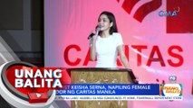 Sparkle artist Keisha Serna, napiling female ambassador ng Caritas Manila | UB