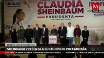 Claudia Sheinbaum presenta su equipo rumbo a las elecciones 2024