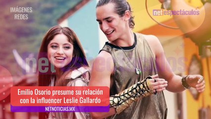 Emilio Osorio presume su nueva relación con Leslie Gallardo