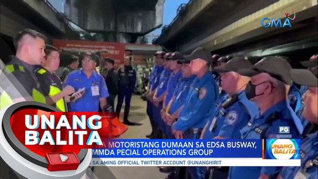 Mahigit 10 na motoristang dumaan sa EDSA Busway, hinuli ng MMDA special operations group | UB