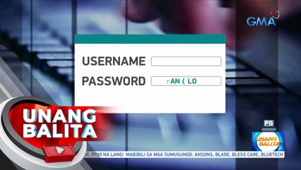 Mga eksperto, muling nagpaalala tungkol sa paglalagay ng password sa online accounts | UB