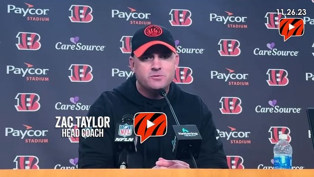 Zac Taylor on Bengals' Loss to Steelers