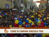 Vpta. Delcy Rodríguez lidera cierre de Campaña Venezuela Toda en el edo. Nueva Esparta