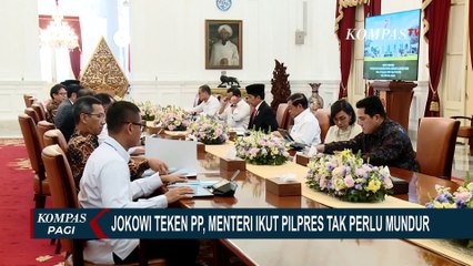 Presiden Jokowi Teken PP, Menteri hingga Wali Kota Ikut Pilpres 2024 Tak Perlu Mundur