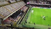 Salernitana - Lazio, i tifosi allontanano la squadra dal Settore Ospiti