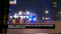 teleSUR Noticias 11:30 25-11: Confirman segundo intercambio de rehenes entre Israel y Hamás