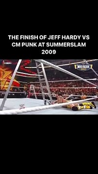 Cm punk finishes Jeff Hardy in a championship match