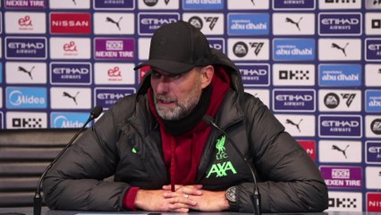 Klopp on Liverpool's comeback draw at Manchester City