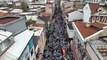 Bursa'da Filistin İçin İnsan Zinciri ve Yürüyüş