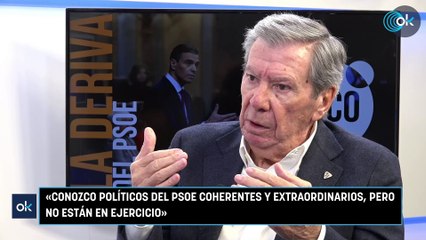 José Luis Corcuera: «Ahora, en vez de secretario general, en el PSOE hay César»