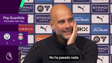 Guardiola y su incidente con Darwin: "Él es más fuerte que yo"