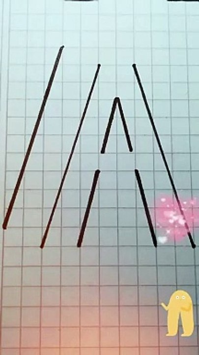 MixArts _ Dibujo - Una A con estilo
