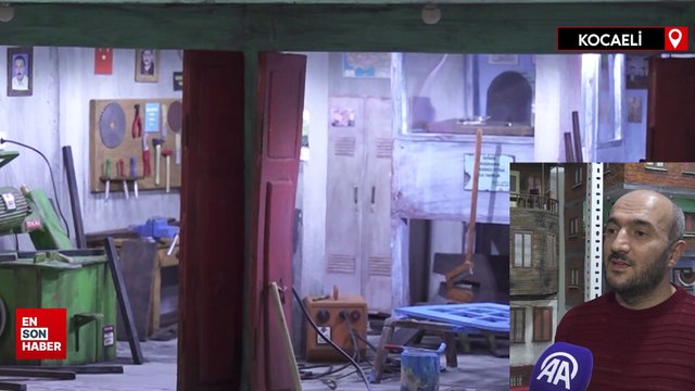 Kocaelili esnaf, üç boyutlu modelleme tekniğiyle minyatür mahalle kurdu