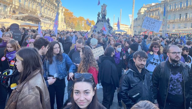 Montpellier : Des milliers de manifestants pour dire non aux violences faites aux femmes