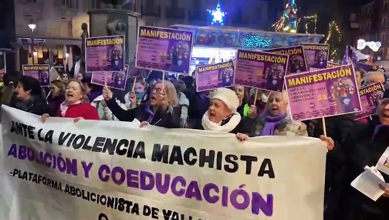 Manifestación 25N en Valladolid
