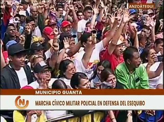 Anzoátegui | Habitantes del mcpio. Guanta se movilizan en defensa del Territorio Esequibo