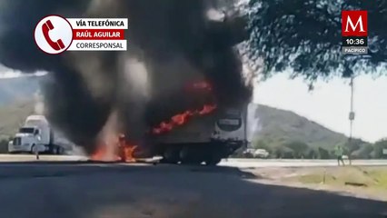 Reportan narcobloqueos en Jalisco tras captura de 'El CR'