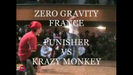 PUNISHER VS KRAZY MONKEY | ZERO GRAVITY FRANCE | CLASSIC BATTLE