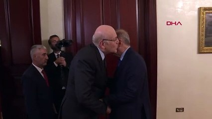İSTANBUL-CUMHURBAŞKANI ERDOĞAN, LÜBNAN BAŞBAKANI'NI KABUL ETTİ