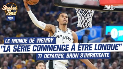 NBA - Le monde de Wemby: "La série de défaites commence à être longue" s'impatiente Brun