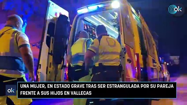Una mujer, en estado grave tras ser estrangulada por su pareja frente a sus hijos en Vallecas