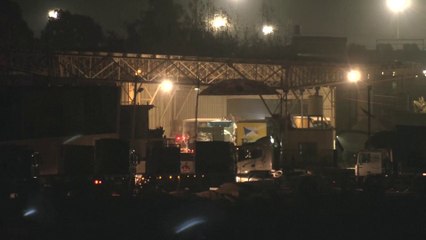 شاهد.. صور مباشرة لشاحنات مساعدات تدخل #معبر_رفح باتجاه قطاع #غزة #العربية