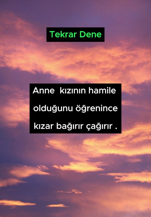 Tekrar Dene
