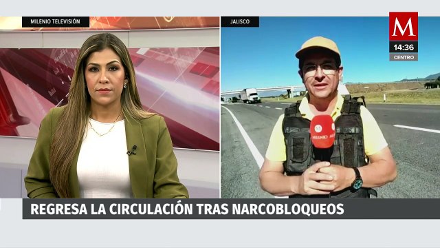 Se reanuda la circulación en carretera de Jalisco tras narcobloqueos