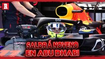 Sergio Pérez saldrá NOVENO EN el GP de Abu Dhabi
