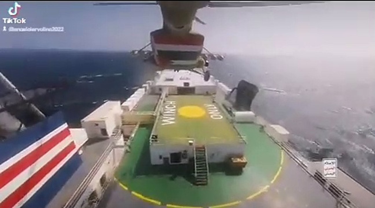 Mar Rosso, video esclusivo sciiti yemeniti sequestrano nave israeliana