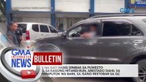 Pulis na dati nang sinibak sa puwesto dahil sa kasong hit-and-run, arestado dahil sa pagpapaputok ng baril sa isang restobar sa QC | GMA Integrated News Bulletin