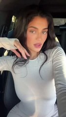 Kylie Jenner shows off her new swimcut