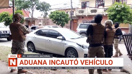 Aduana decomisa auto con placa clonada
