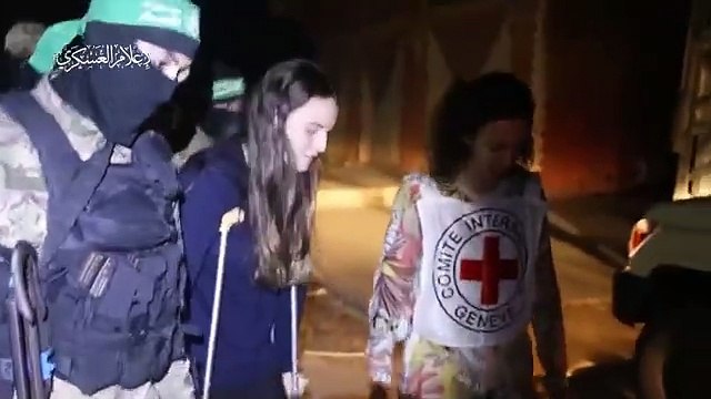 Hamas divulga vídeo da libertação de segundo grupo de reféns