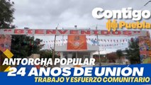 #EnVivo La colonia #AntorchaPopular De Izúcar de Matamoros cumple 24 años de fundación.