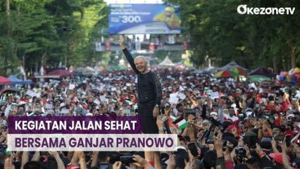 Download Video: Capres Perindo Ganjar Pranowo Jalan Sehat Bersama Ratusan Ribu Warga di Makassar