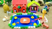 DIY farm diorama with mini house for cow, pig - mini aquarium diy - WATER PUMP ideas #8 - @DiyFarm