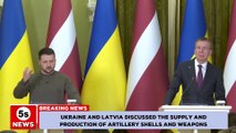 Ukraine and Latvia discussed the supply and production of artillery shells and weapons. 5s News