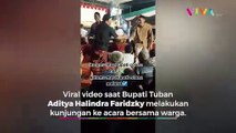 VIDEO Celana Warga Melorot Saat Salaman dengan Bupati