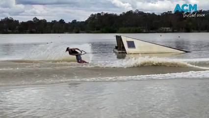 The Border's best water skiers show their skill