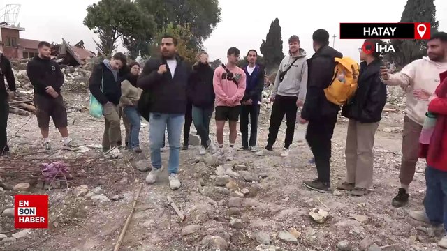 Enkaz kentteki yıkım, 6 farklı ülkeden gelen 36 genci derinden etkiledi